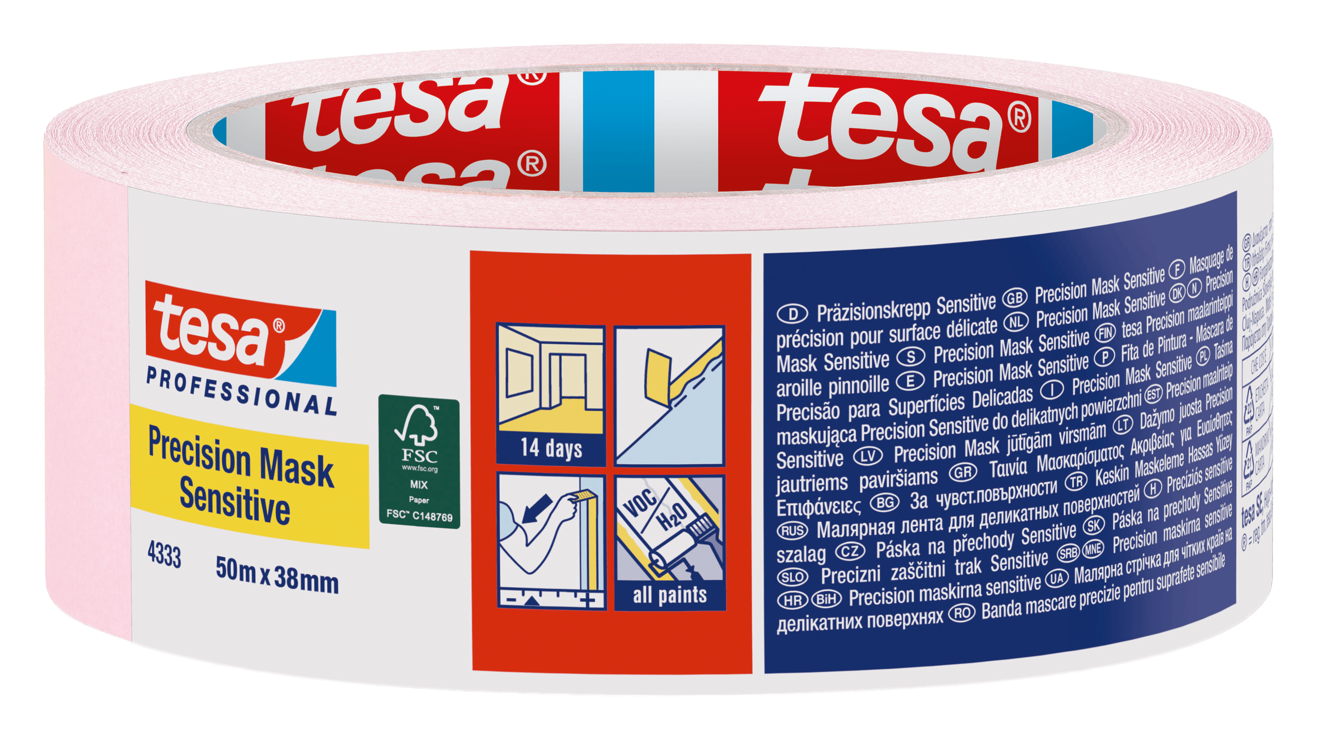 Precision Masking Tape 50m x 25mm