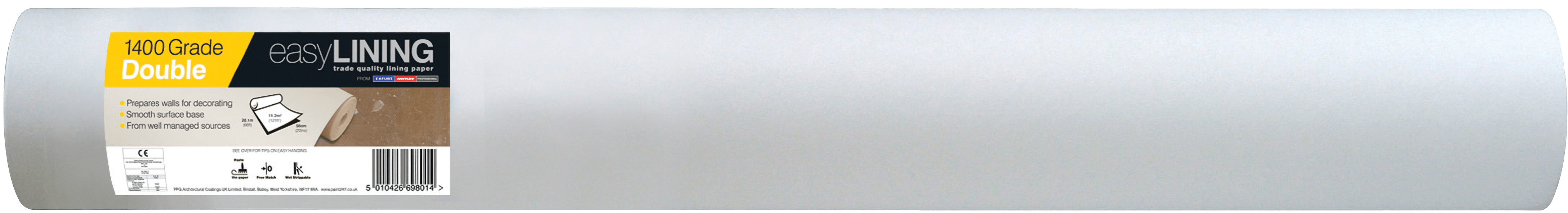 Easy Lining Paper 1400 Grade Double