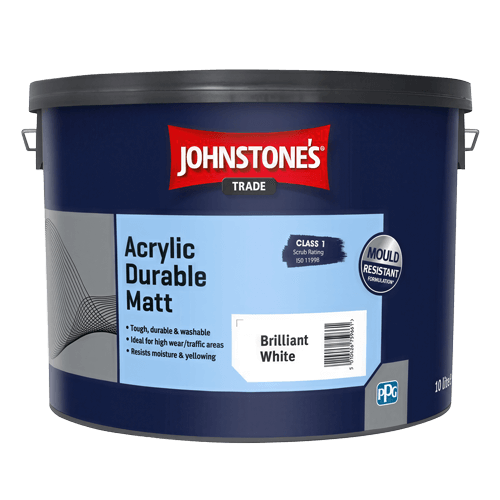 Acrylic Durable Matt 10L Brilliant White
