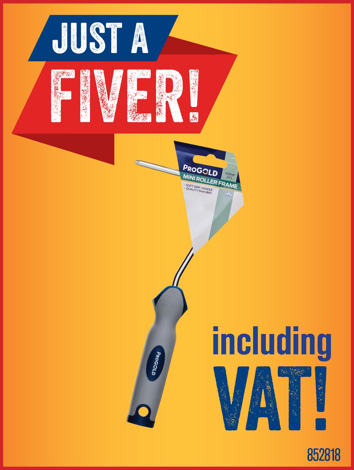 ProGold Soft Grip Mini Roller Frame - just a fiver including VAT