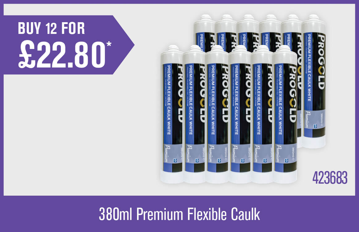Premium Flexible Caulk White 380ml