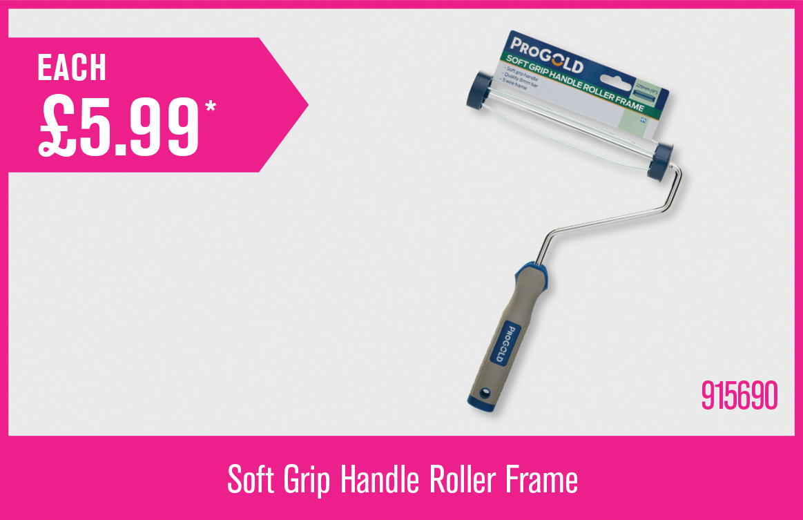 ProGold Soft Grip Handle Roller Frame