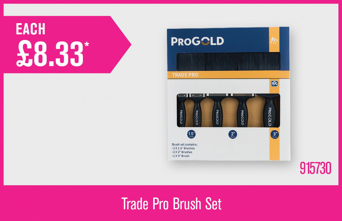 ProGold Trade Pro Brush Set
