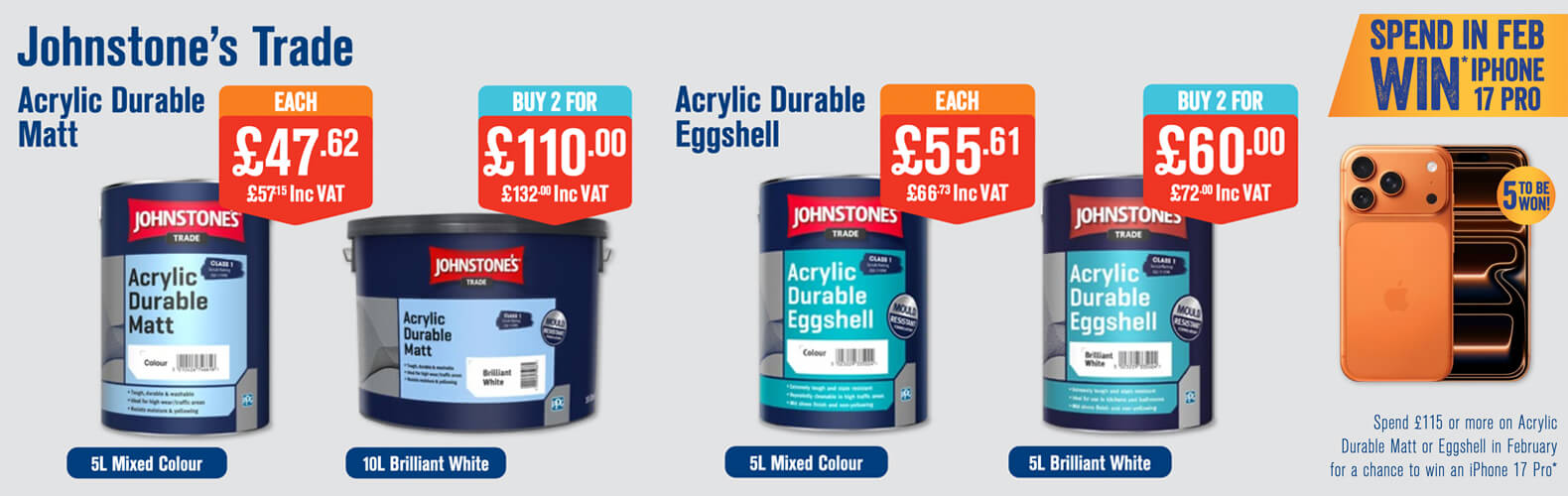 Johnstones deal banner